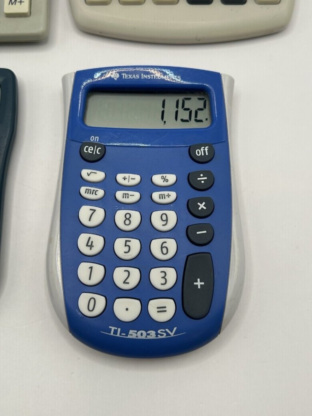 Vintage Texas Instruments Calculator Lot TI-1795 TI-1795SV TI-503SV Tested Math - Picture 4 of 16